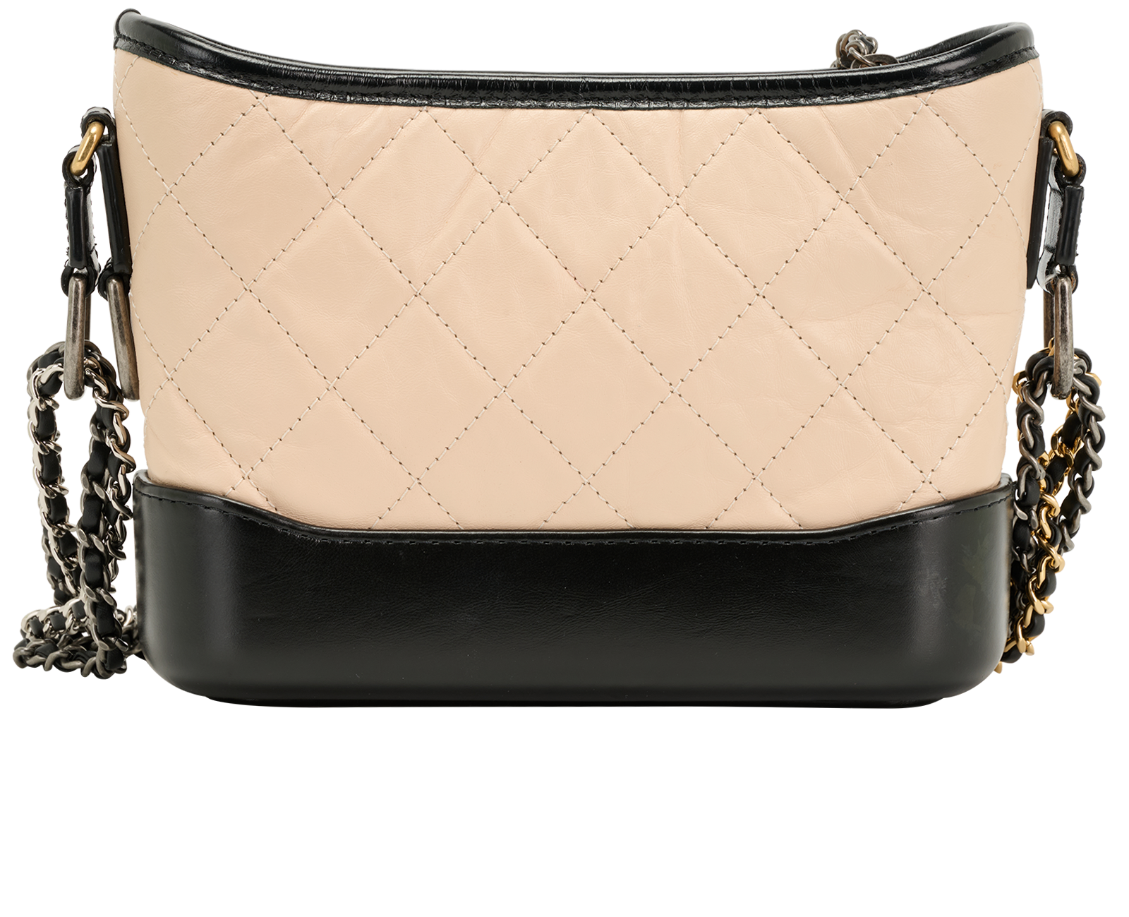 Small Gabrielle, &pound;2,100, Handbags, Beige/Black, Leather, Back view